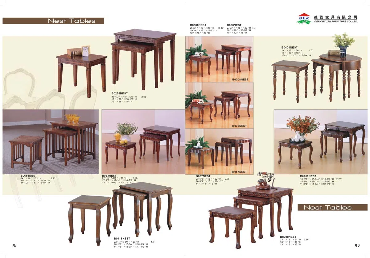 Outdoor furniture P51-P52