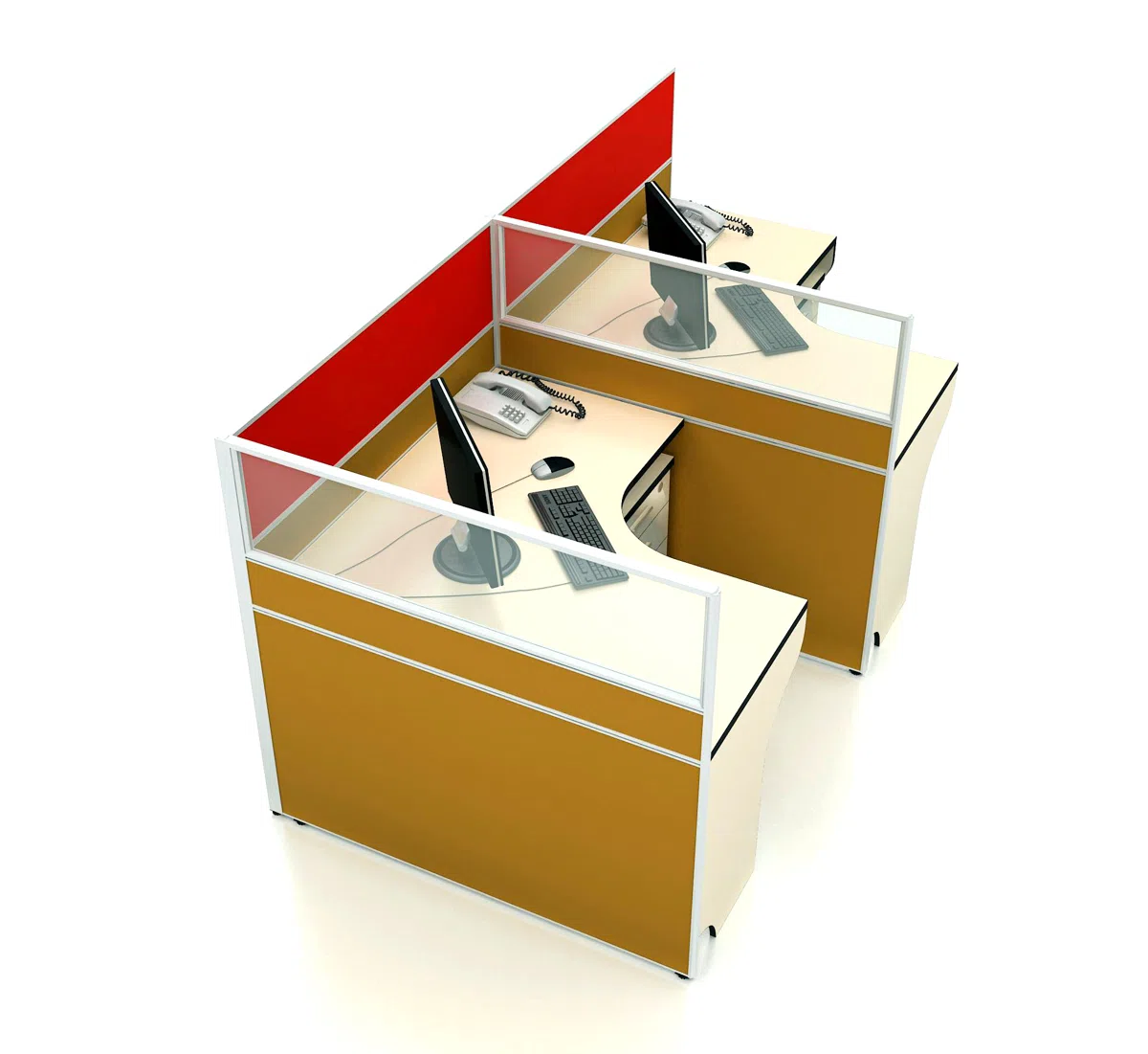 Офисная мебель D3 series partition 3-3
