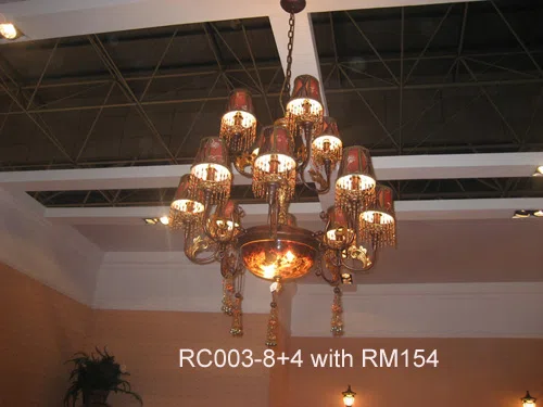 灯饰 RC003-8+4 with shade RM154