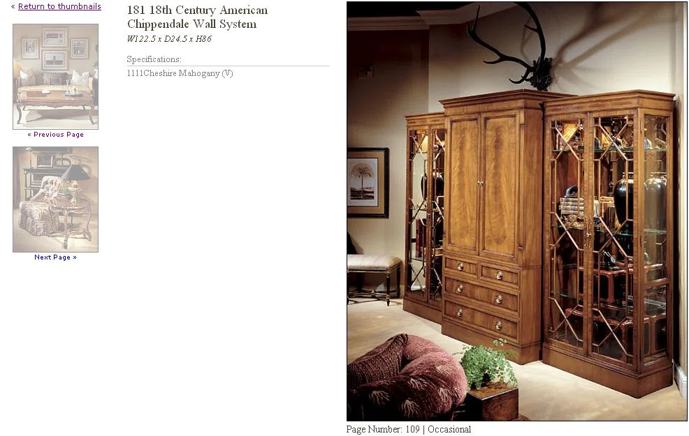 Furniture sets and selections 109-1