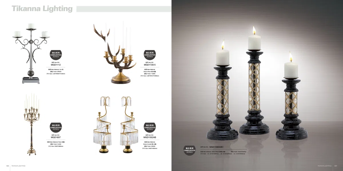 Candle holders and candelabras 346151DD3EE6