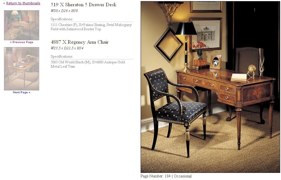 Furniture sets and selections 184-1