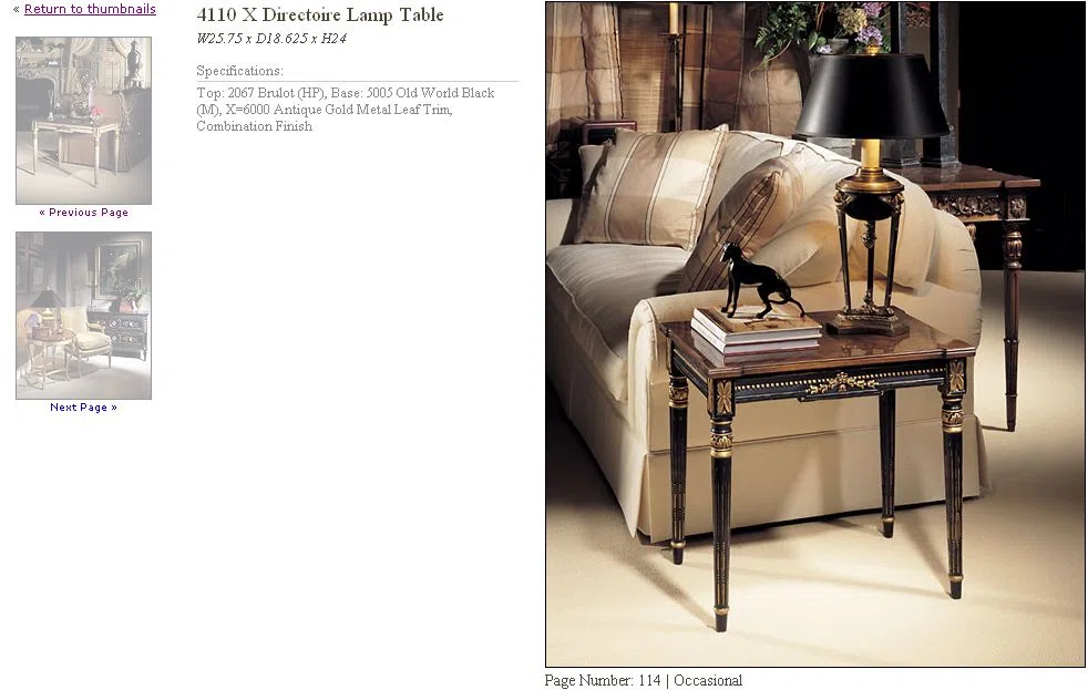 Furniture sets and selections 114-1