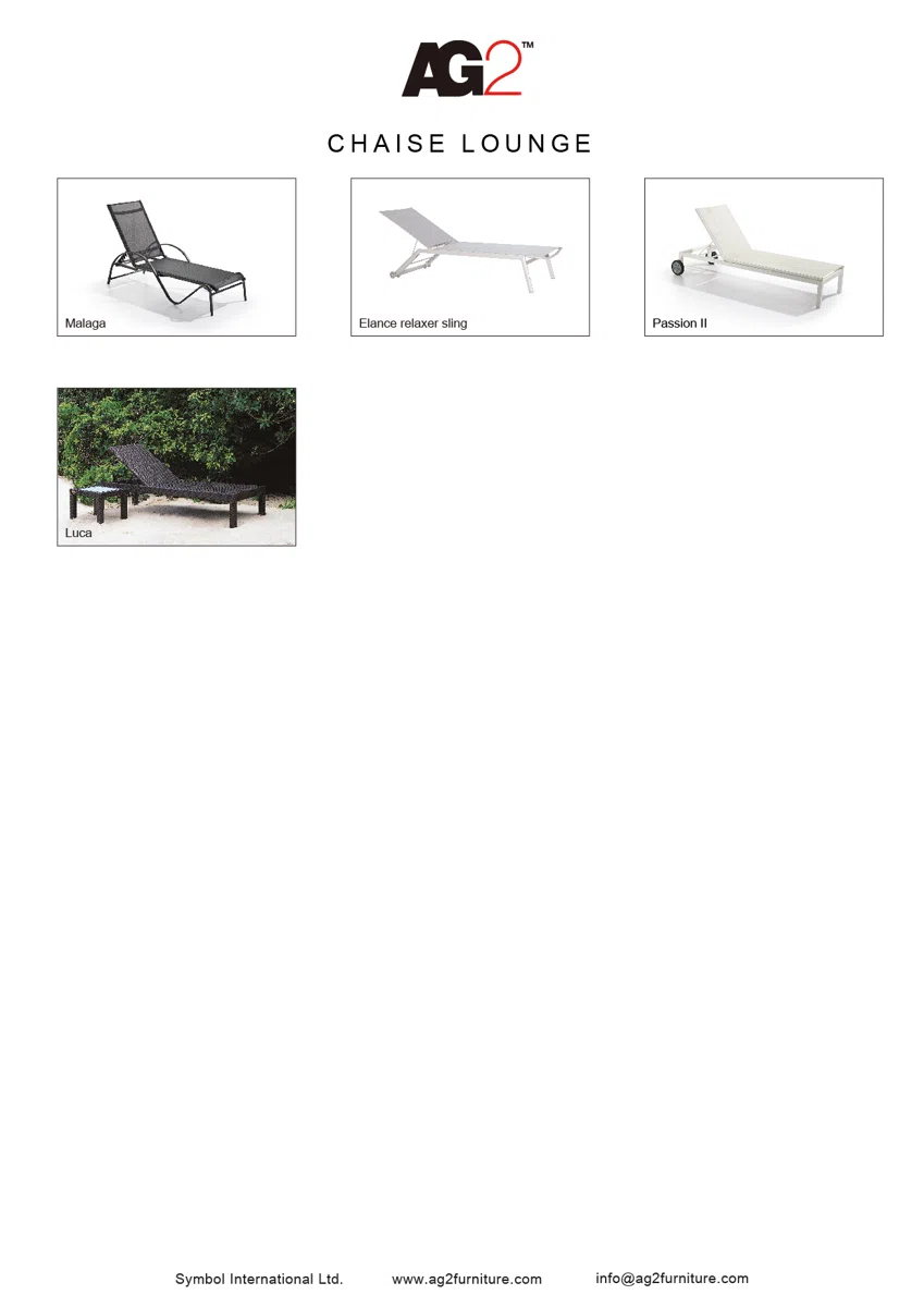 Mixed catalogues and selections CHAISE LOUNGE