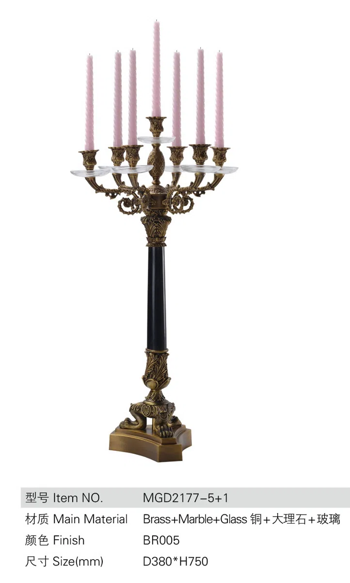 Candle holders and candelabras MGD2177-5+1