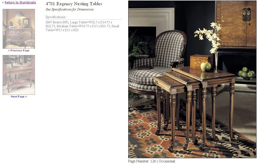 Furniture sets and selections 126-1