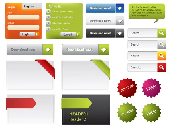 Обложки каталогов и справочные материалы Banner & Web Elements 52