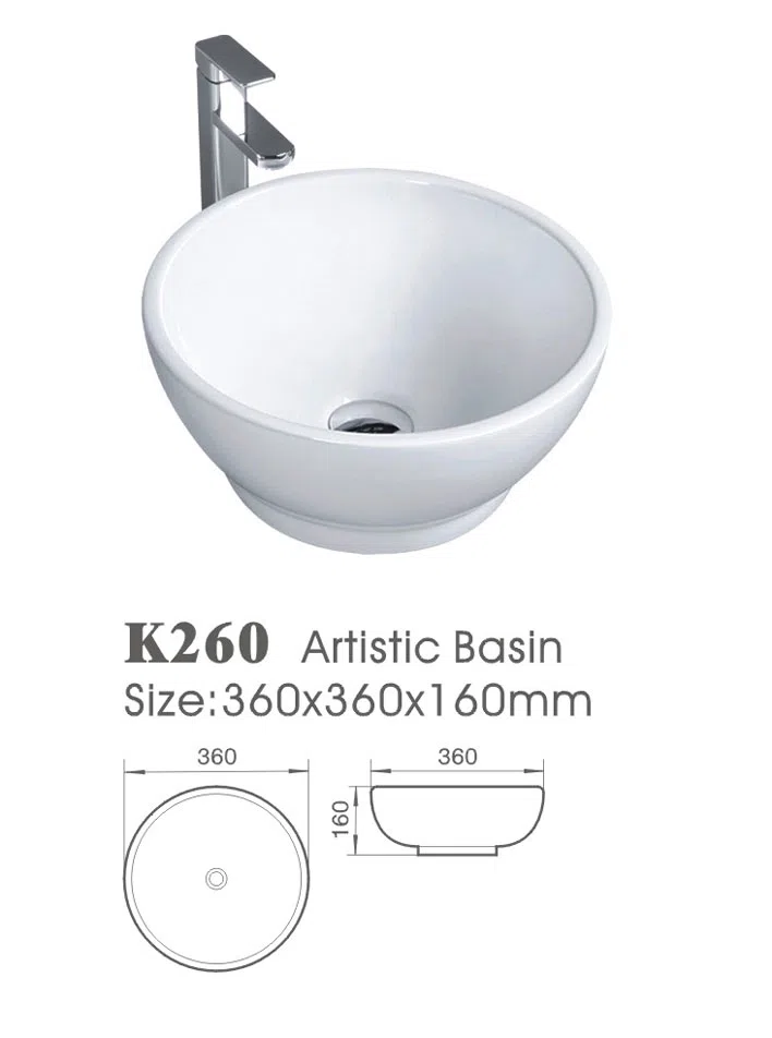 Bathroom furniture, fixtures and accessories K260