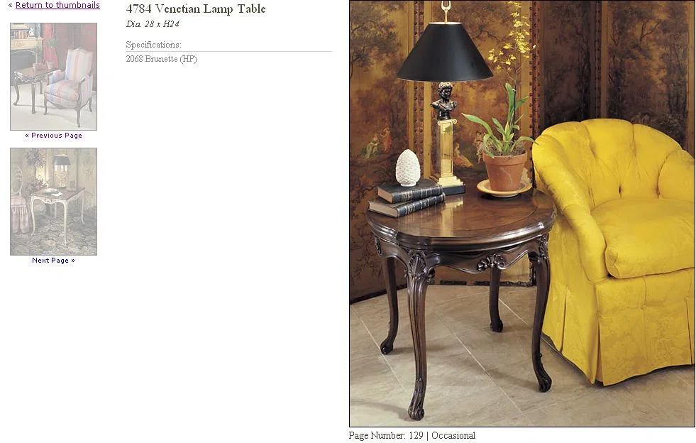 Furniture sets and selections 129-1
