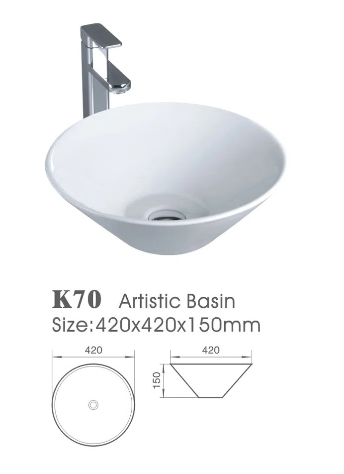 Bathroom furniture, fixtures and accessories K70