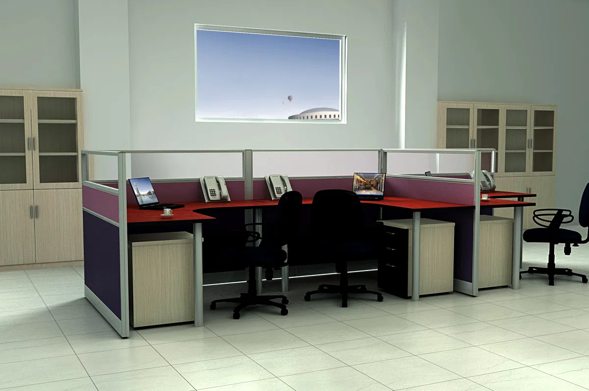 Офисная мебель 45 series workstation L shaped 7.bak