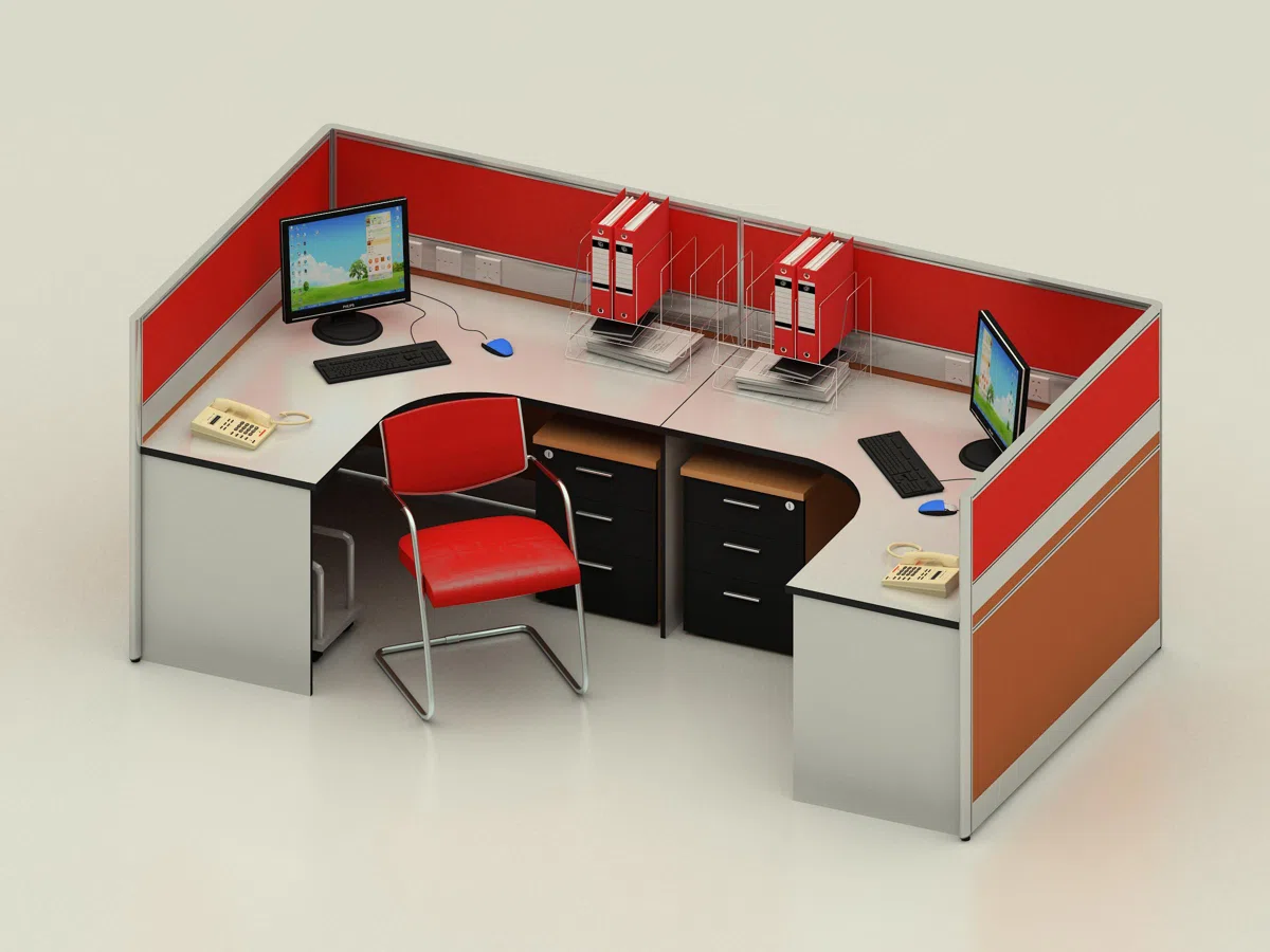 Офисная мебель above tabletop wrie raceway partition 2