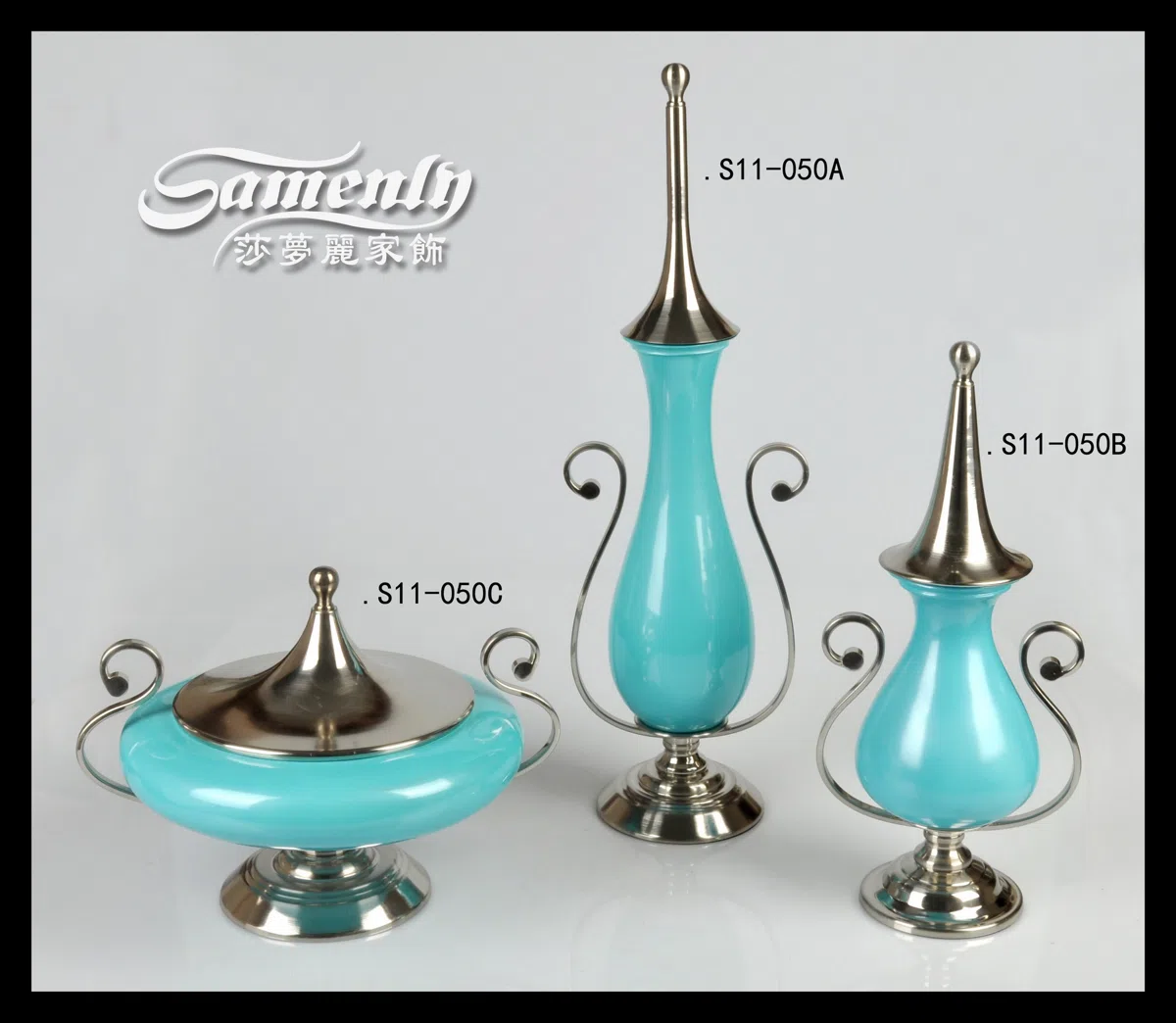 Candle holders and candelabras S11-050A-B-C