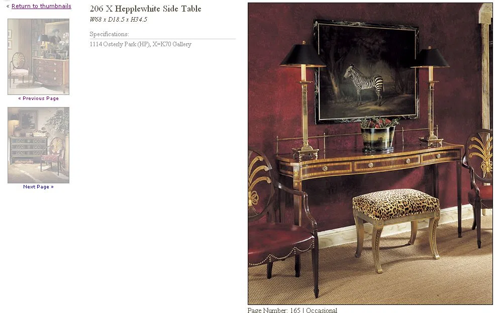 Furniture sets and selections 165-1