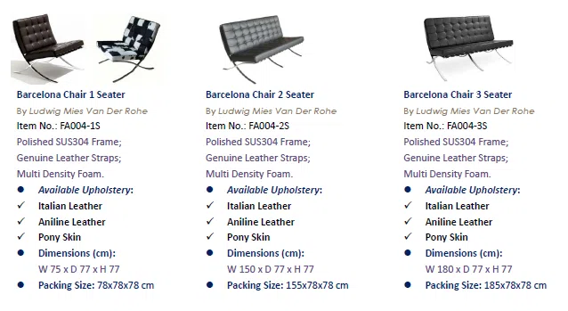 Furniture sets and selections 13