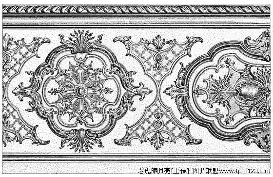 Витражи, орнаменты и декоративные эскизы 12961343757525