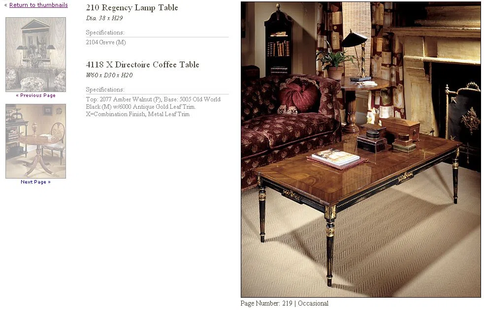 Tables, consoles and tabletops 219-1