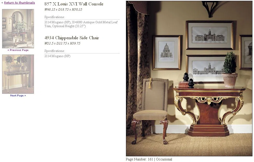 Furniture sets and selections 161-1