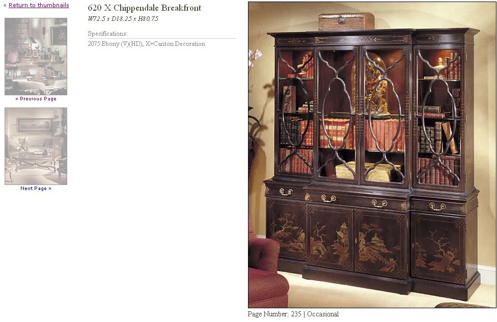 Cabinets, dressers and shelves 235-1