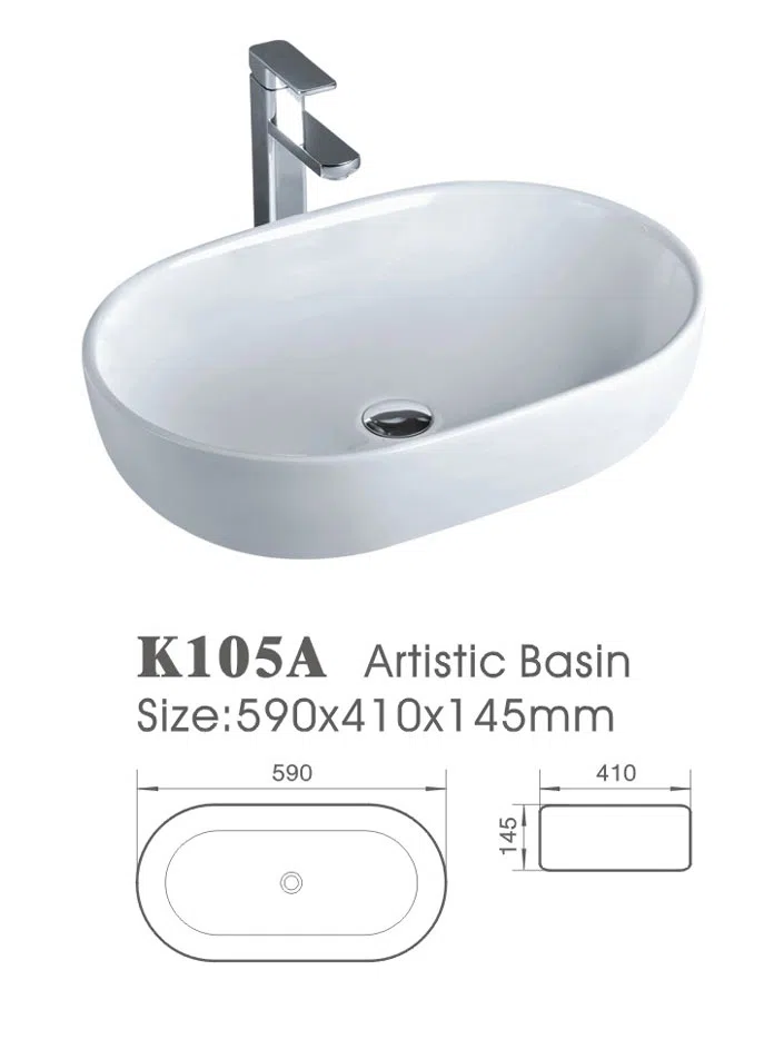 Bathroom furniture, fixtures and accessories K105A