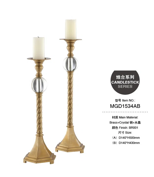 Candle holders and candelabras MGD1534AB