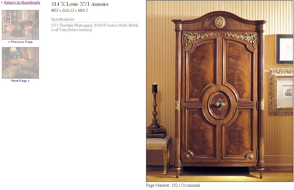 Furniture sets and selections 182-1
