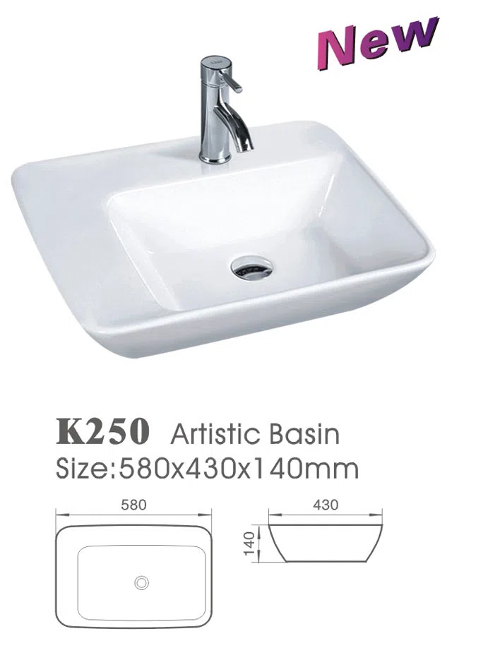 Bathroom furniture, fixtures and accessories K250