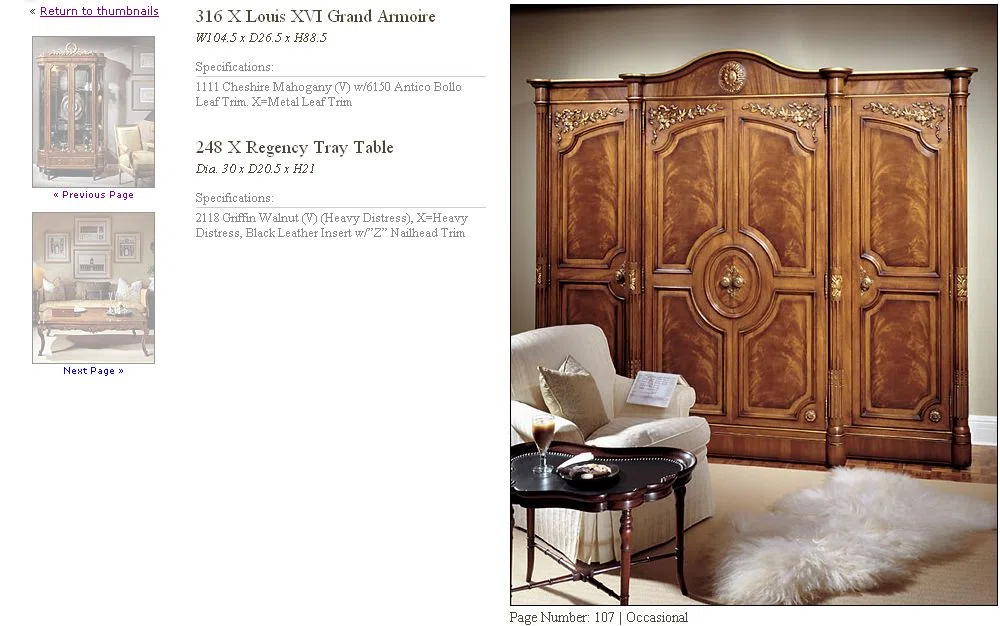 Furniture sets and selections 107-1