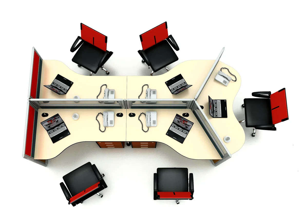 家具套装与选集 280 series workstation 4