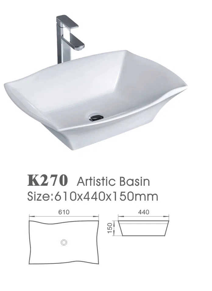 Bathroom furniture, fixtures and accessories K270