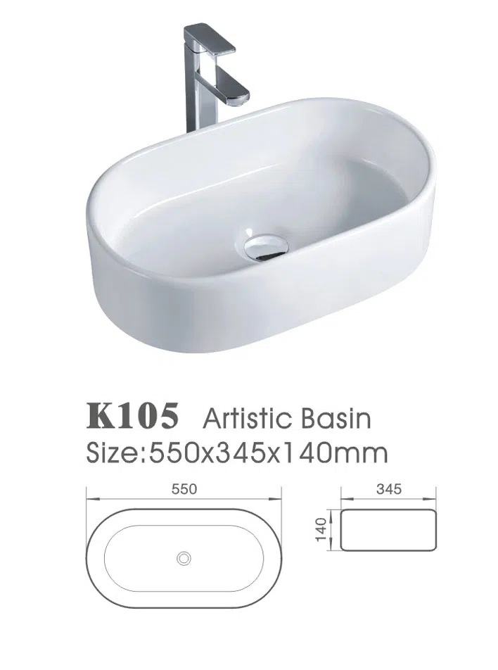 Bathroom furniture, fixtures and accessories K105