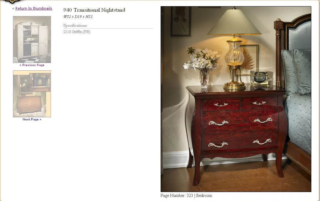 Cabinets, dressers and shelves 323-1