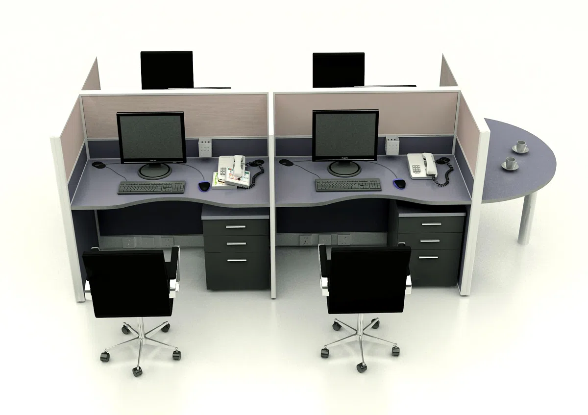 Офисная мебель D6 series partition 2-2