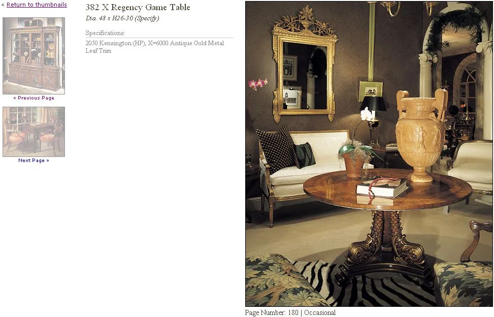 Furniture sets and selections 180-1