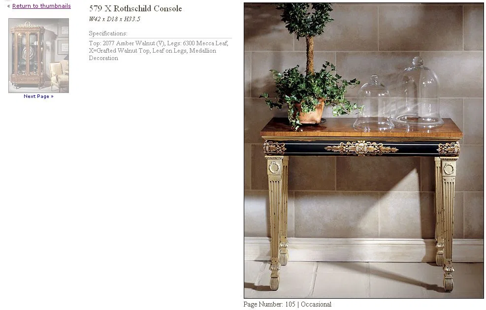 Furniture sets and selections 105-1