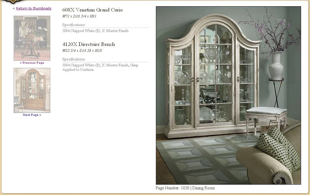 Furniture sets and selections 1030-1