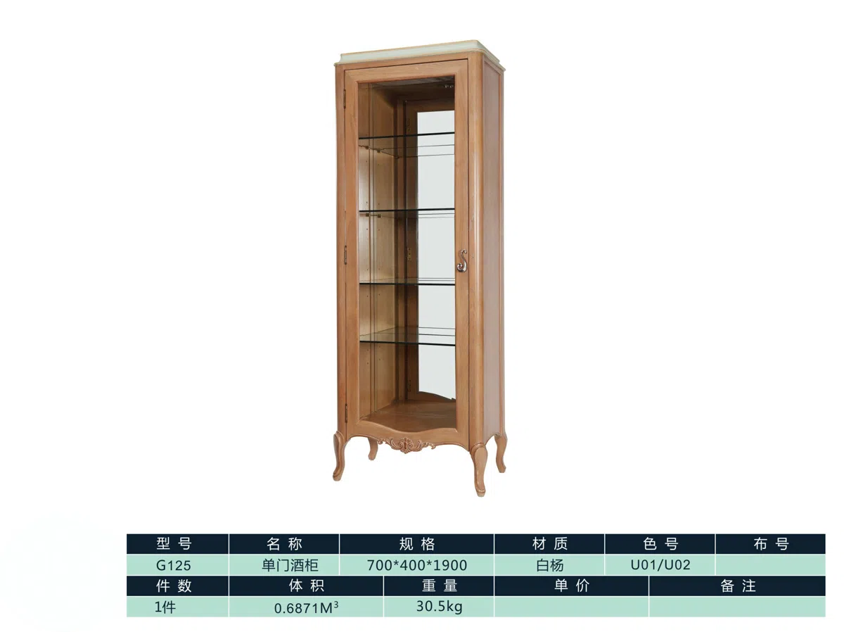 Cabinets, dressers and shelves G125