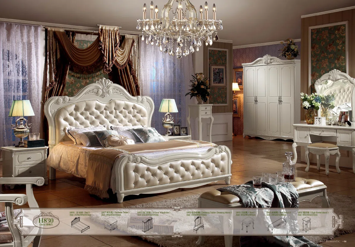 Интерьеры и экспозиции H830 bedroom set