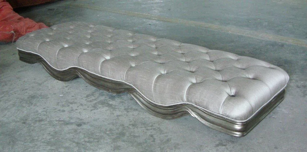 Смешанные каталоги и подборки 115-655132 Bench Cushion with Silver Fabric