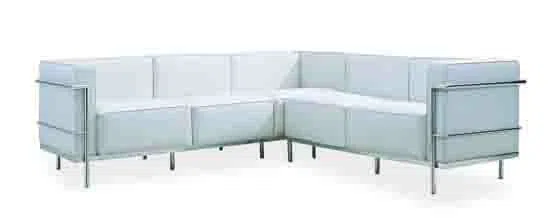 沙发与躺椅 hf003white sectional sofa