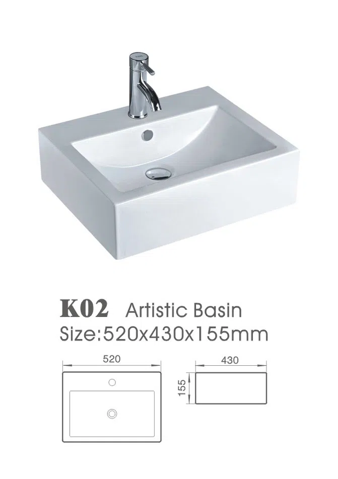 Bathroom furniture, fixtures and accessories K02