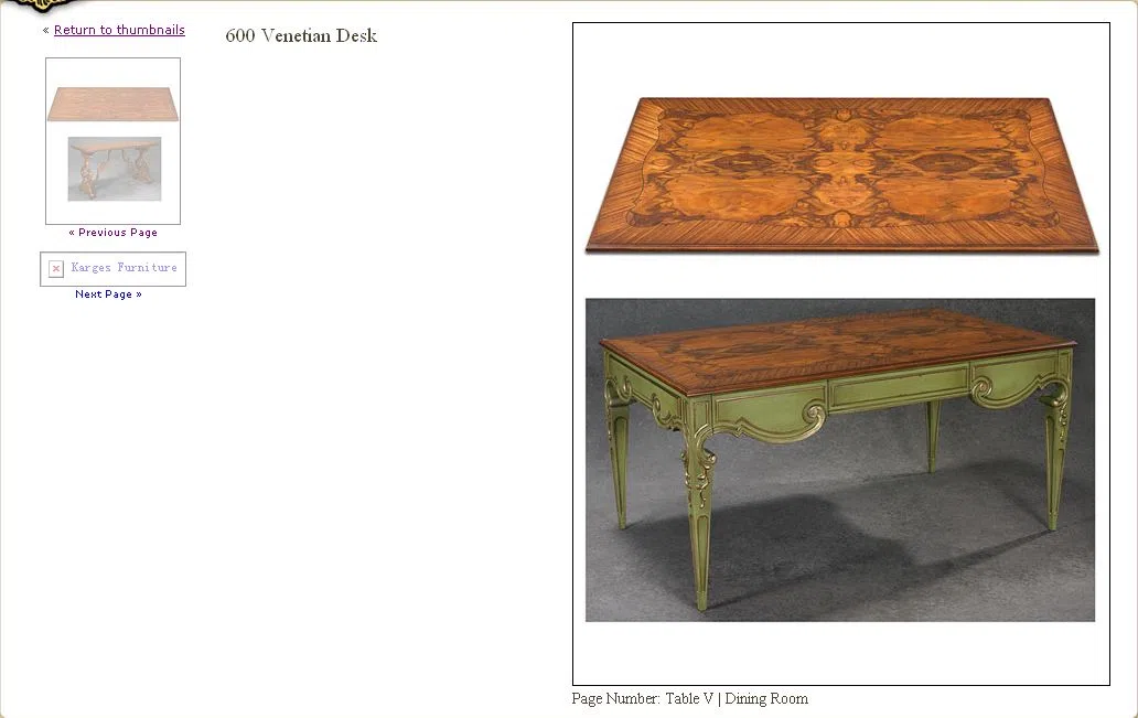 Tables, consoles and tabletops Table-V-1