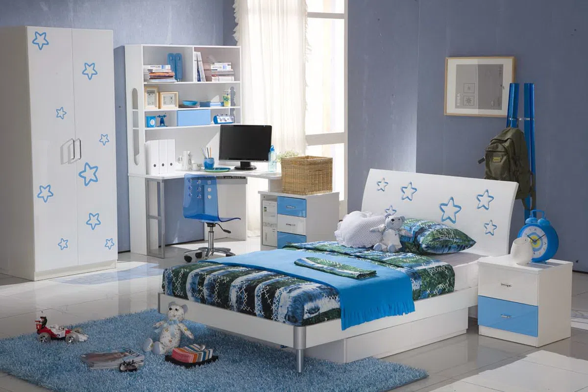 Beds and bedrooms 576blue