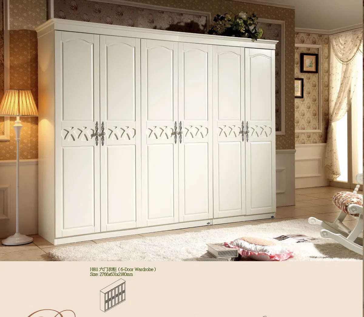 Смешанные каталоги и подборки H811A 6-door wardrobe