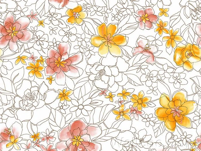 Витражи, орнаменты и декоративные эскизы artistic_flower_pattern_and_painting_1014