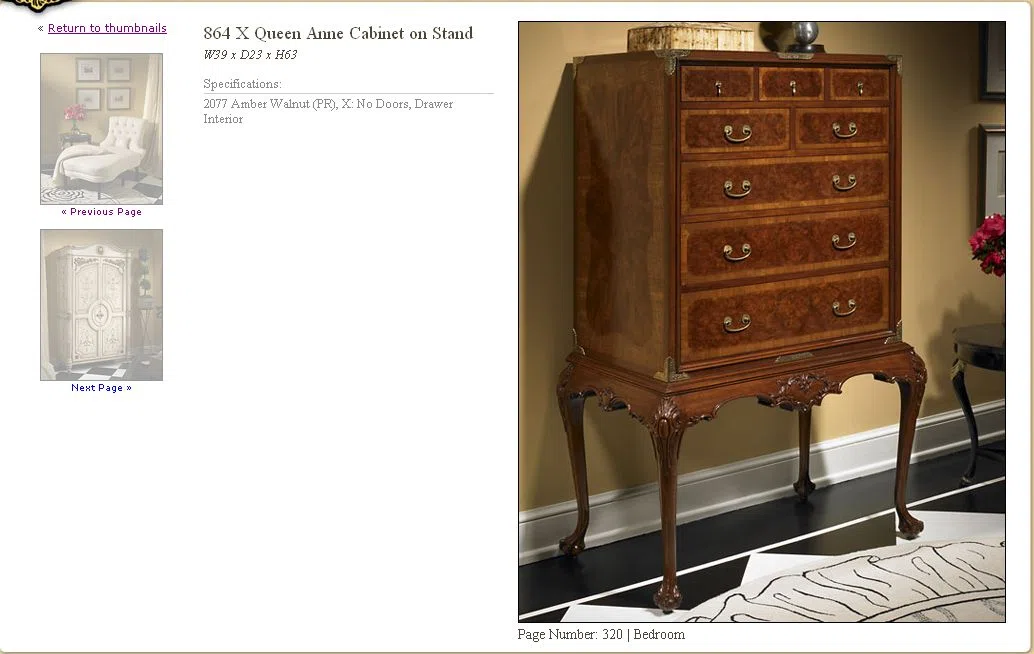 Cabinets, dressers and shelves 320-1