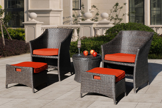 Мебель для террасы · Steel Wicker 5pcs Set