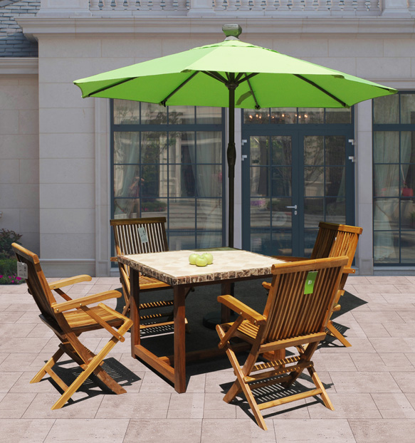 Мебель для террасы · Bali Stone Square Table Set