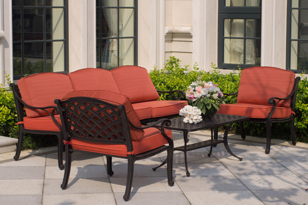 Мебель для террасы · Cast Aluminum Sofa Set