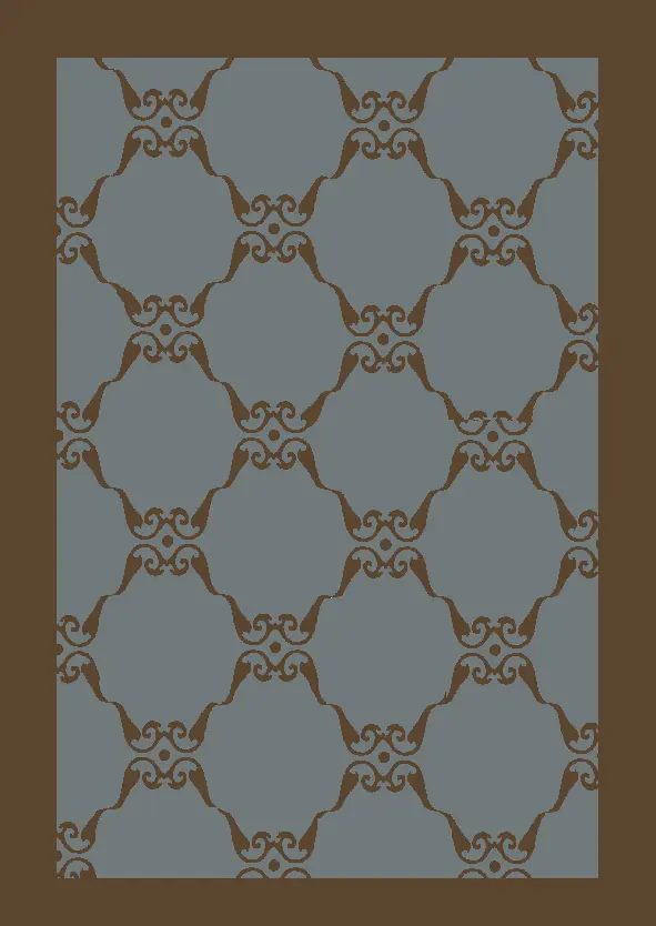 Ковёр: рисунок и цветовая композиция · RUG-0124